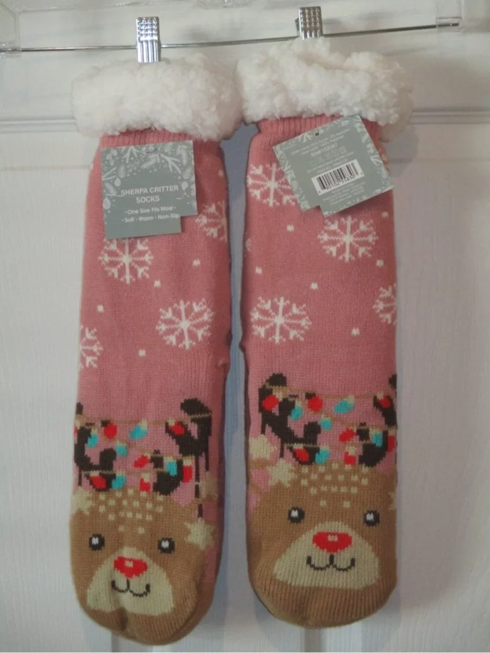 Sherpa Lined Socks sherpa theme